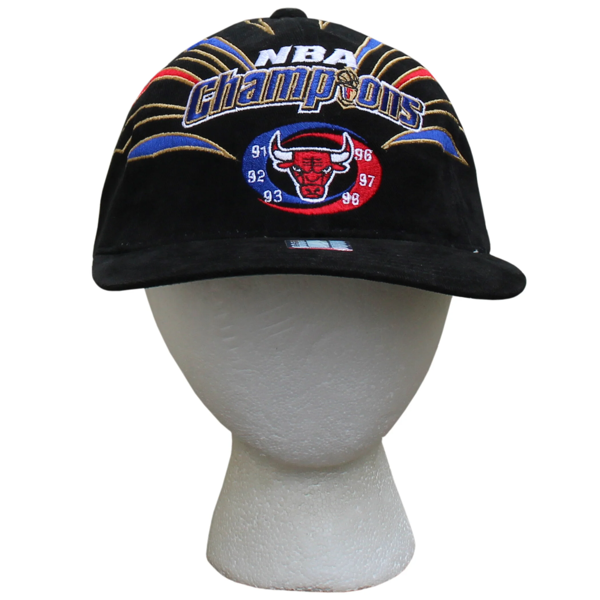 Vintage Starter Chicago Bulls 6x Champion Locker Room Hat NWT